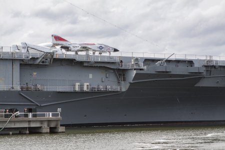 Een tornado op de USS Yorktown